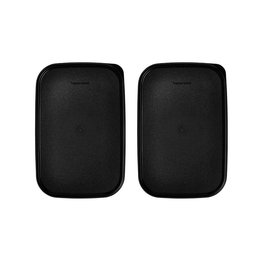 tupperware modular mates sigilli rettangolari nero corvino