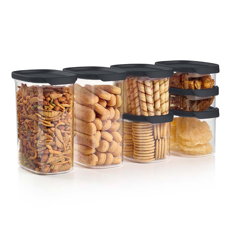 tupperware ultra clear oval set da 7 pezzi cosmos guarnizioni