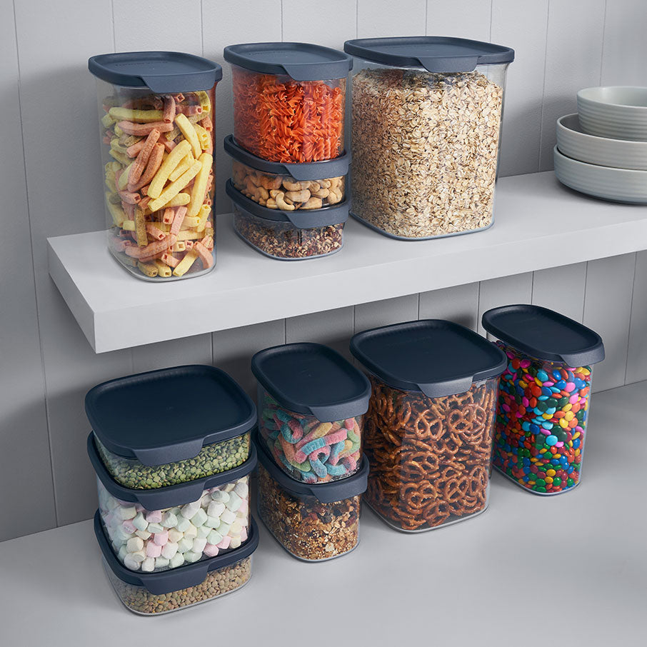 tupperware ultra clear square set da 5 pezzi cosmos guarnizioni