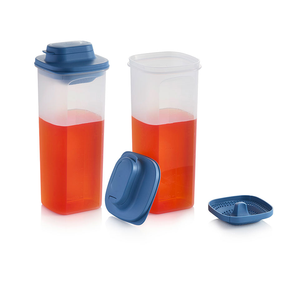 brocca slim line con set di colino libellula sigillo