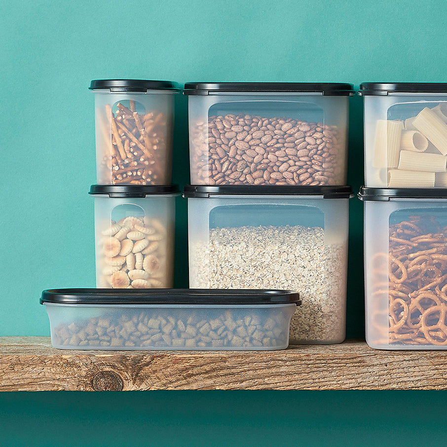 tupperware modular mates super oval 1 contenitore per alimenti nero corvino