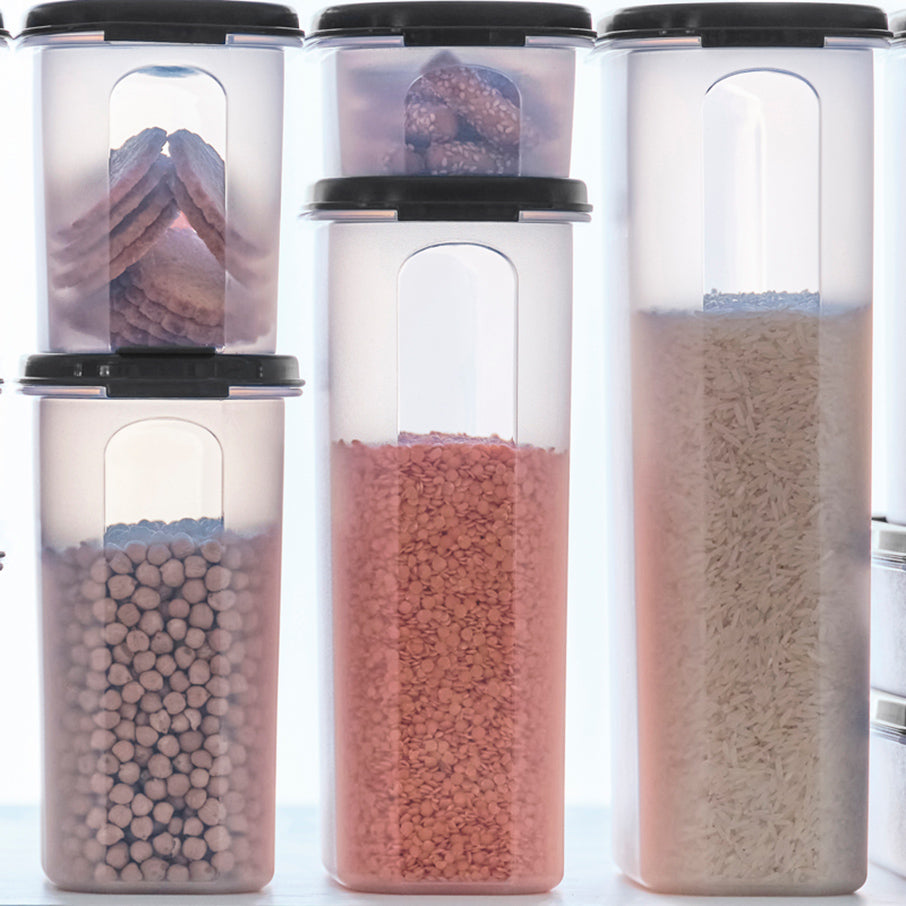 tupperware modular mates super oval 4 contenitore per alimenti nero corvino