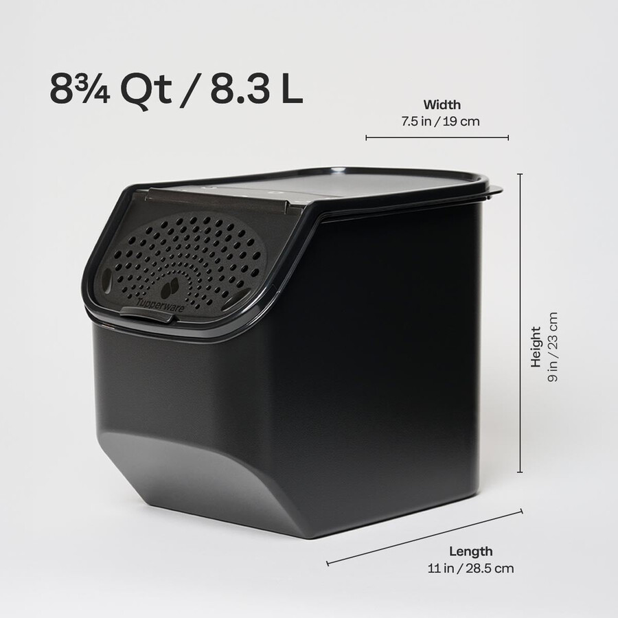 contenitore potato smart nero corvino