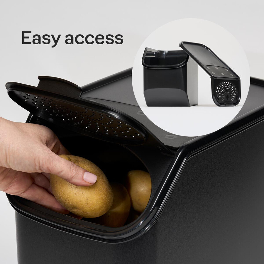 contenitore potato smart nero corvino