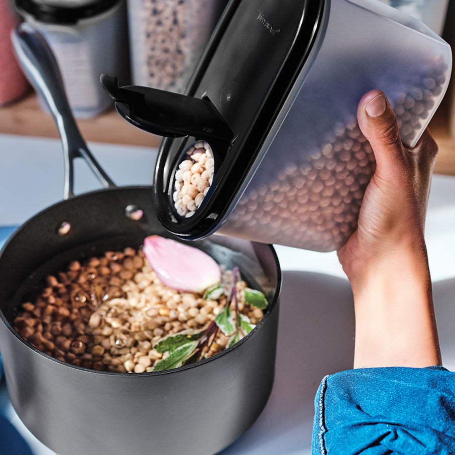 tupperware modular mates oval versa tutto conservazione degli alimenti nero corvino