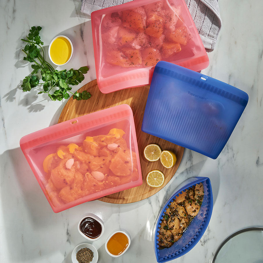 borsa stand-up in silicone ultimate x-large rosa