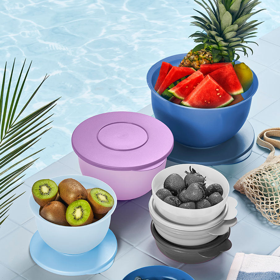 set di ciotole tupperware impressions classic sorbetto libellula nebbia islandese