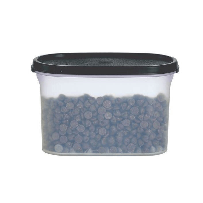 tupperware modular mates oval 2 contenitore per alimenti nero corvino