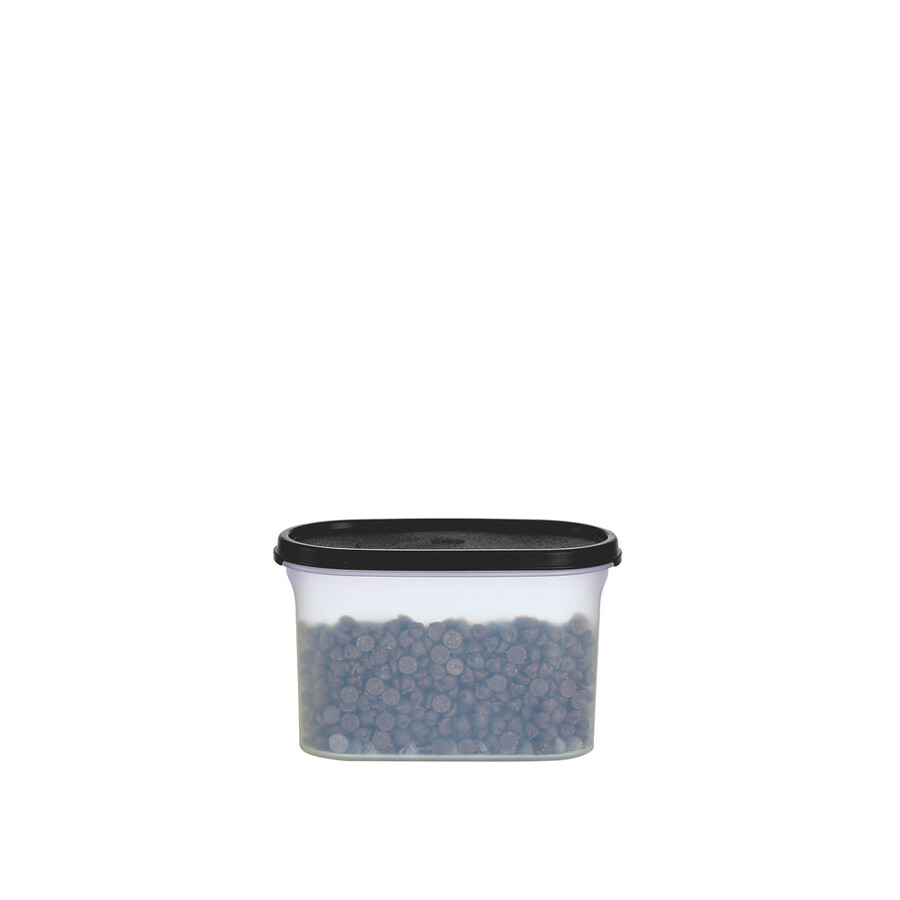 tupperware modular mates oval 2 contenitore per alimenti nero corvino