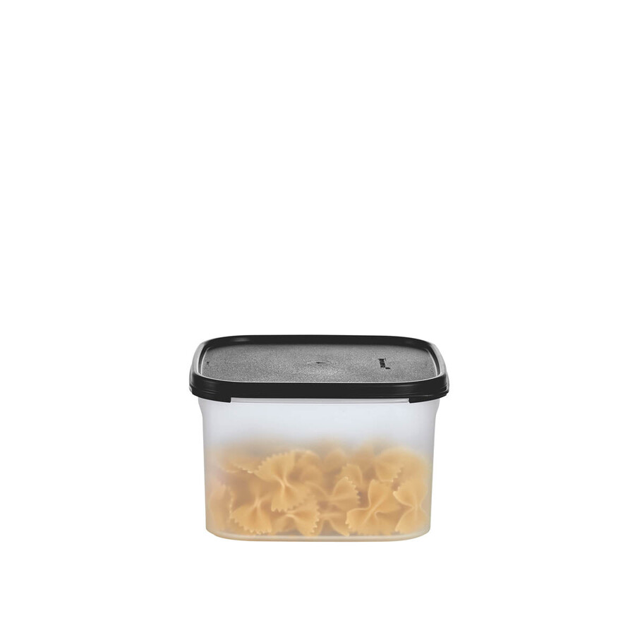tupperware modular mates square 2 contenitore per alimenti nero corvino