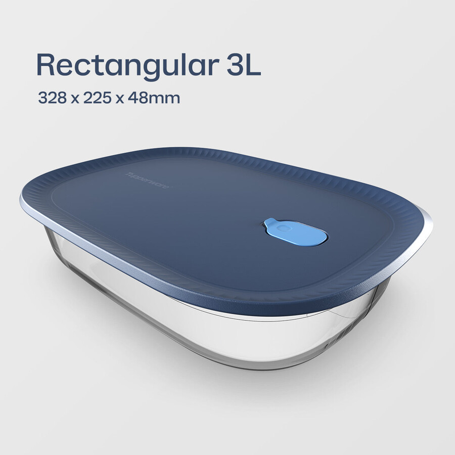 tupperware voila teglia rettangolare in vetro xl teglia ermetica