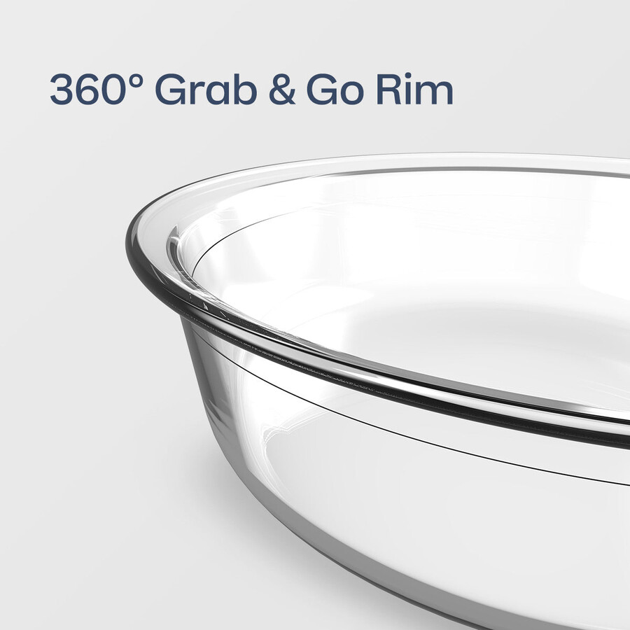 tupperware voila teglia quadrata in vetro contenitore ermetico per alimenti