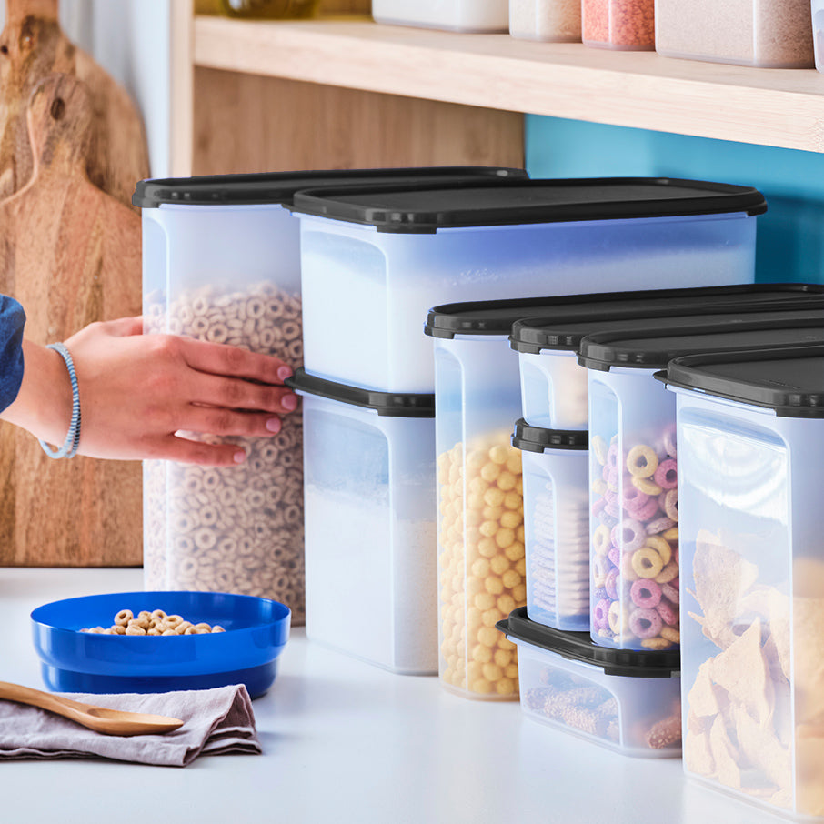 tupperware modular mates super oval 5 contenitore per alimenti nero corvino