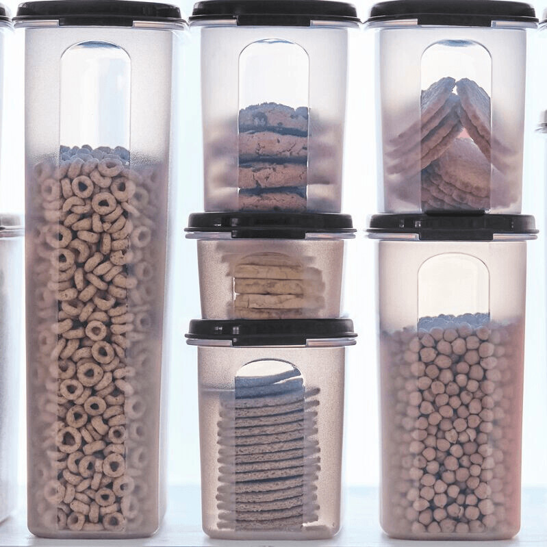 tupperware modular mates super oval 3 contenitore per alimenti nero corvino