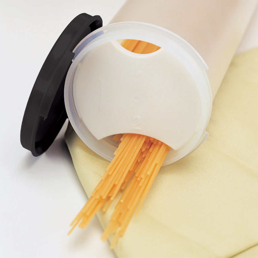 tupperware modular mates dispenser per spaghetti contenitore per pasta nero corvino