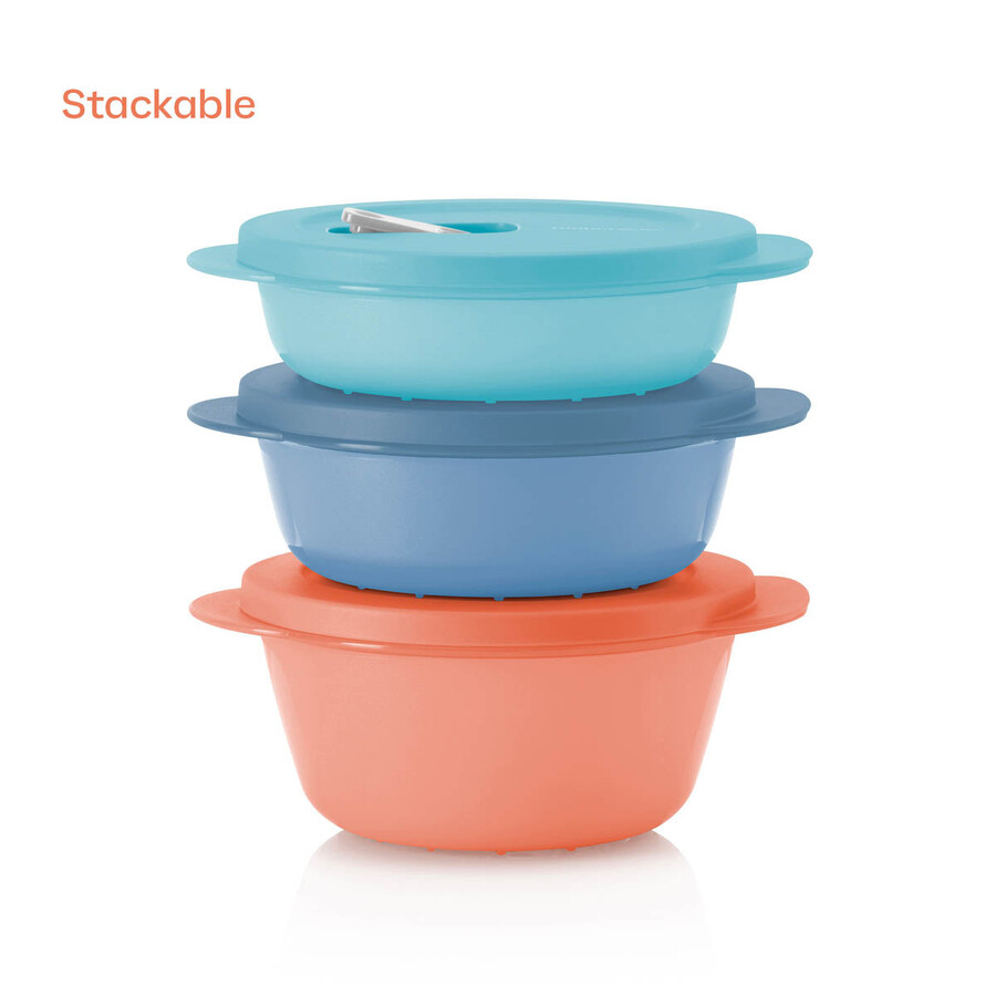crystalwave plus set rotondo blu arancione
