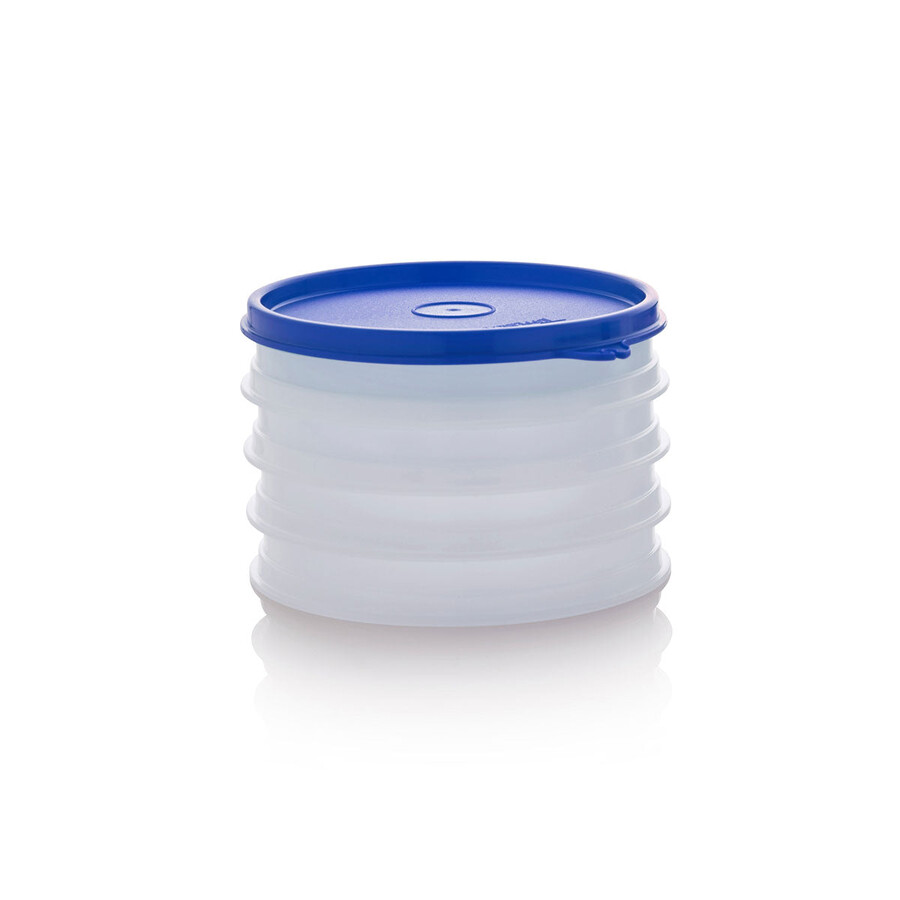 tupperware set di contenitori per hamburger grande contenitore per hamburger blu brillante