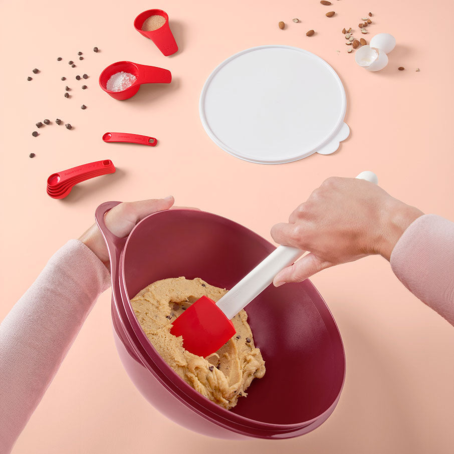 tupperware thatsa ciotola media ermetica a prova di perdite 19 tazze45 l bordeaux