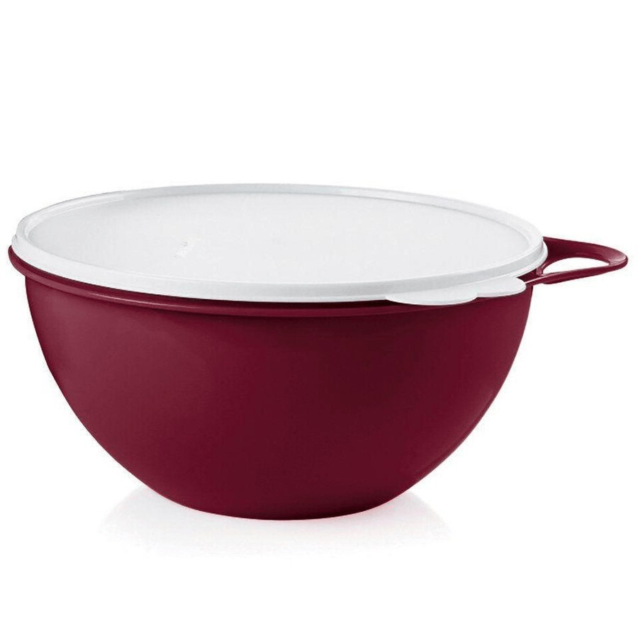 tupperware thatsa ciotola media ermetica a prova di perdite 19 tazze45 l bordeaux
