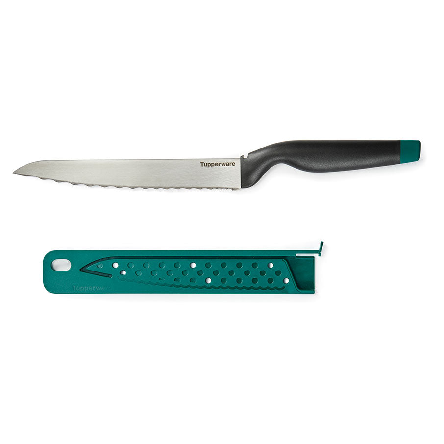 coltello da pane tupperware amazing series verde misterioso