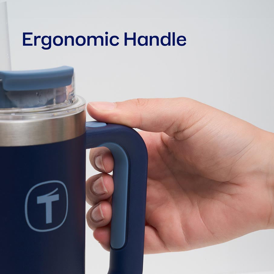 tupperware big t tumbler 37 oz 11 l blu navy
