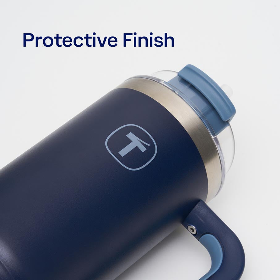 tupperware big t tumbler 37 oz 11 l blu navy