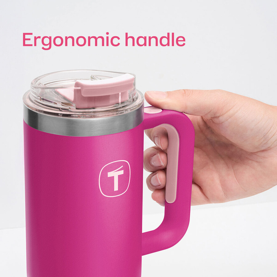 tupperware big t tumbler 37 oz 11 l fucsia