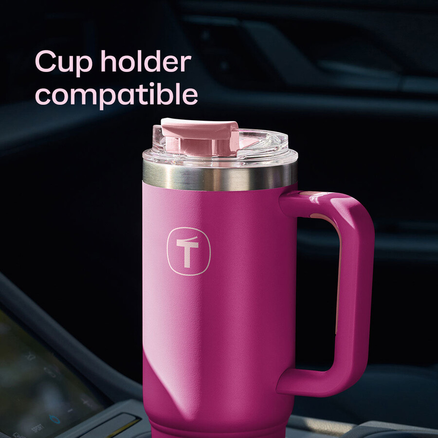 tupperware big t tumbler 37 oz 11 l fucsia