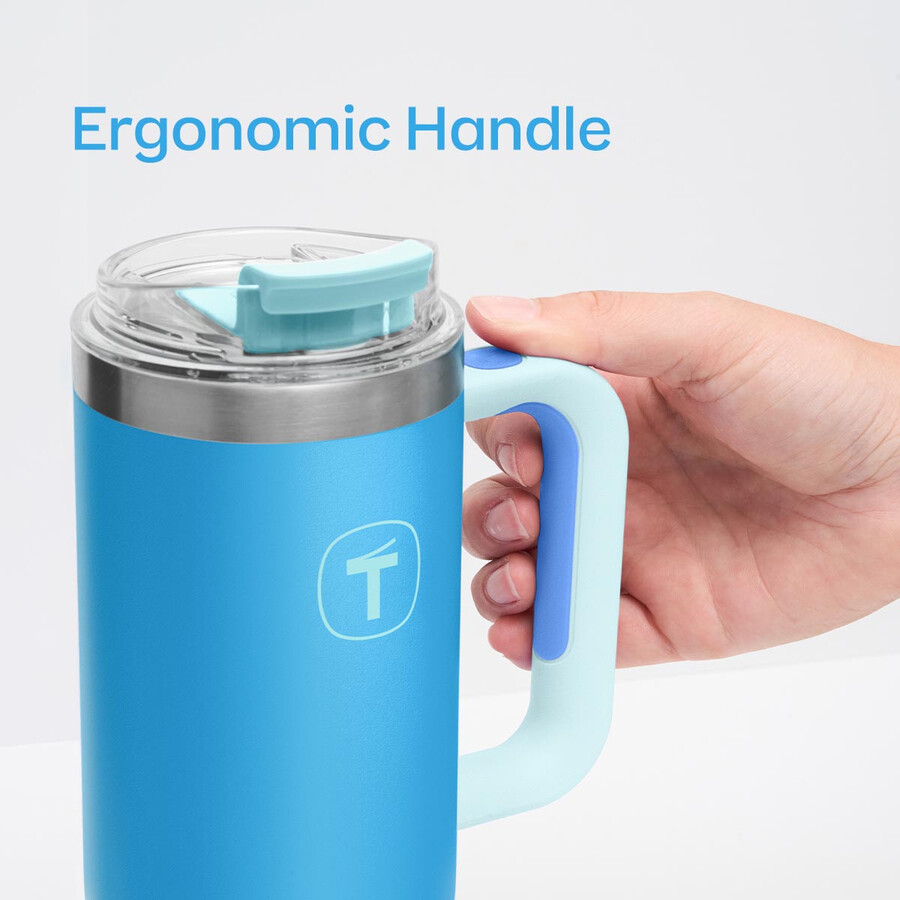 tupperware big t tumbler 37 oz 11 l blu