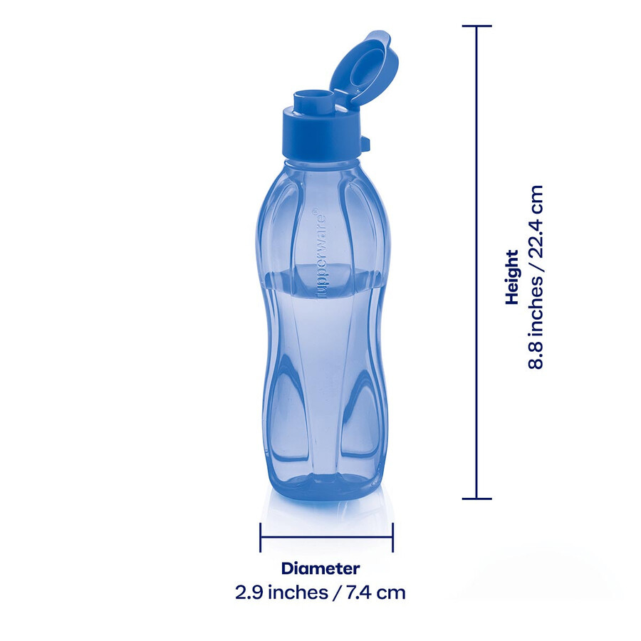 bottiglia eco piccola blu
