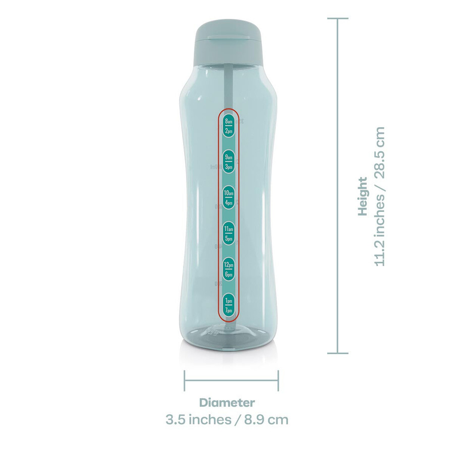 bottiglia eco aquavibe 12 l acquamarina