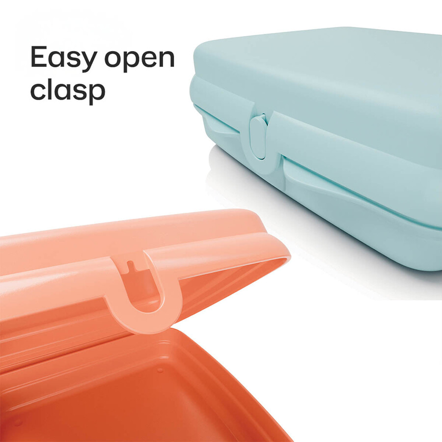 tupperware sandwich keepers - 2 contenitori per il pranzo facili da aprire per bambini